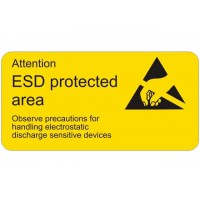 EPA Warning Sign Yellow